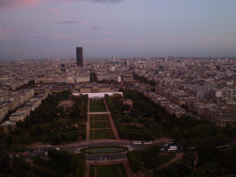 Vistas ,  desde la Torre Eiffel . 