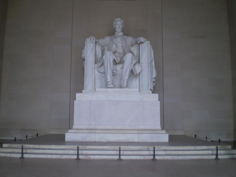 Monumento a Abraham Lincoln . 