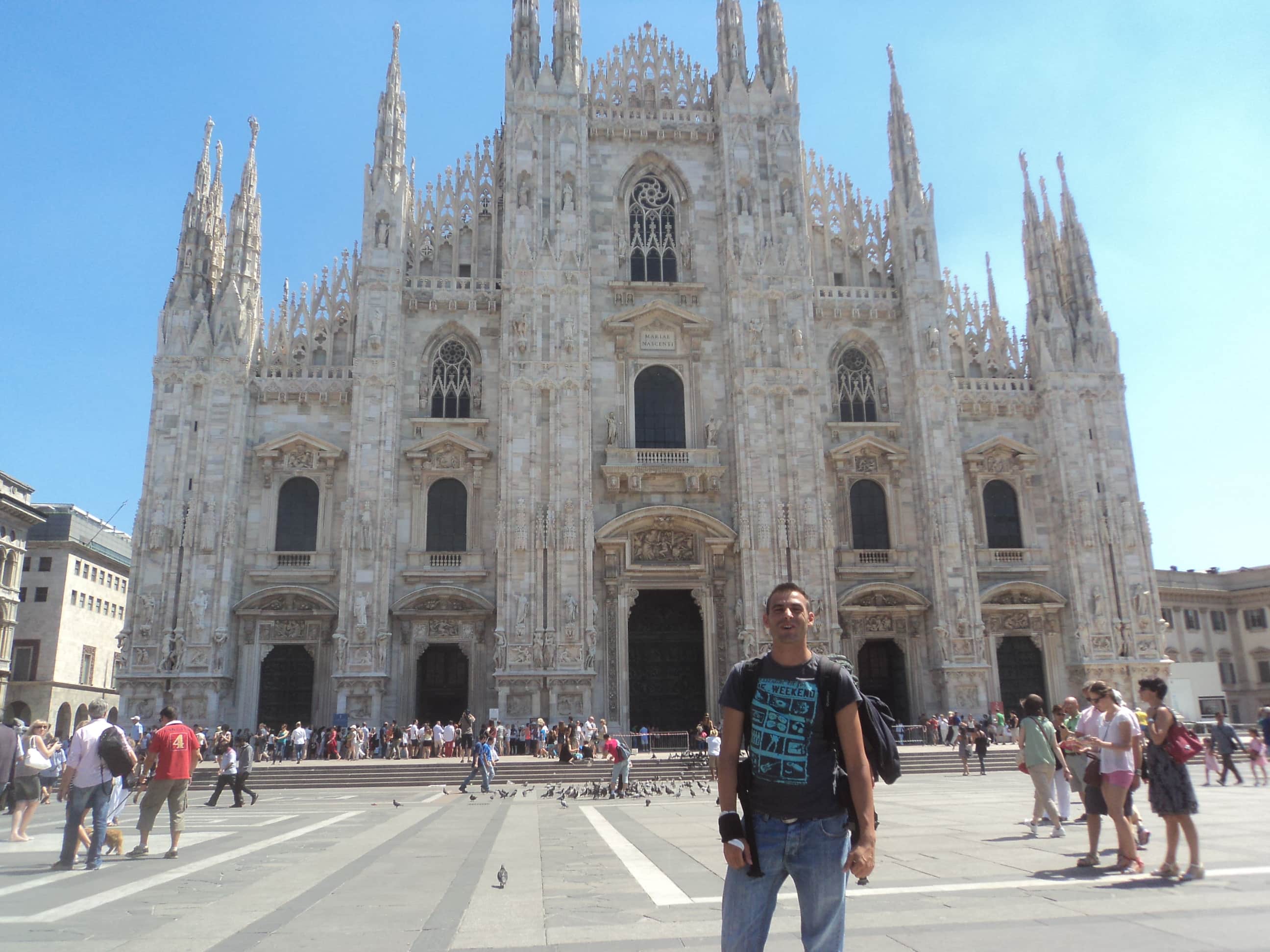En la Catedral de Milan . 