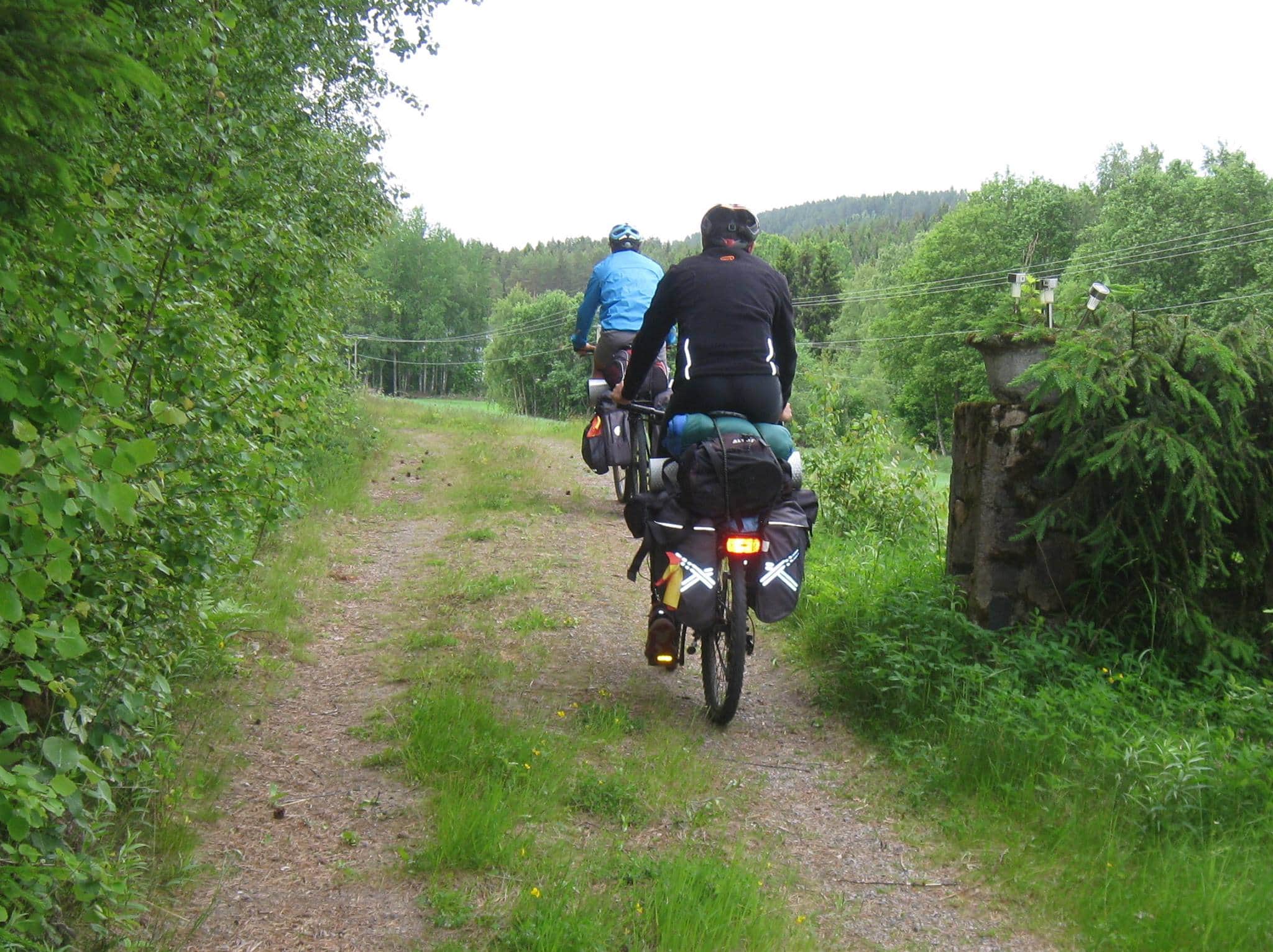 Cycling Norway- travel without money.