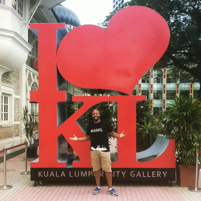 Erick visiting Kuala Lumpur.
