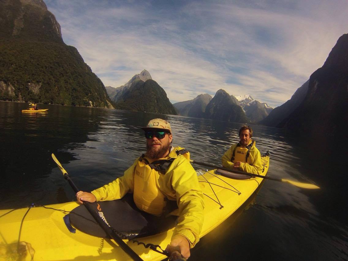 Kayaking at Milford Sound
