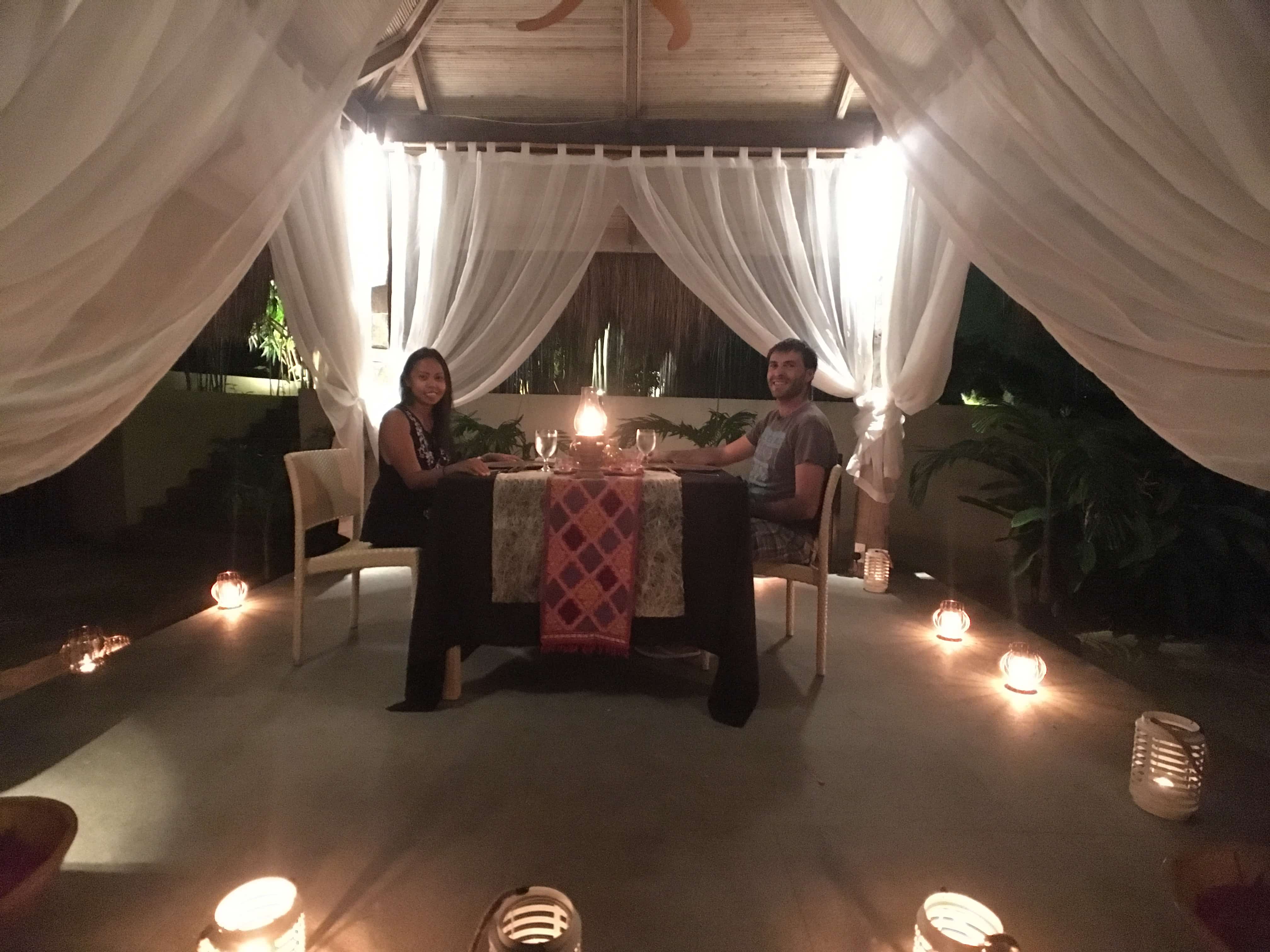 Dinner romantic vacation in Bohol