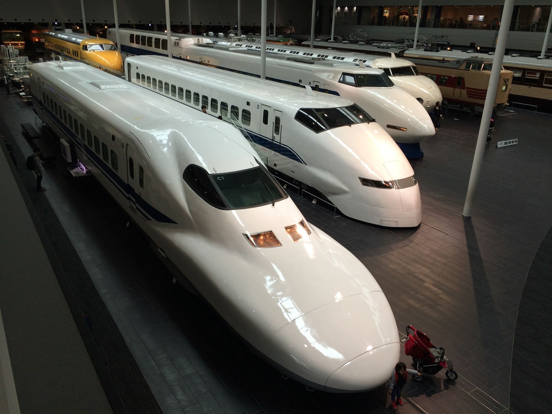 The Shinkansen when visiting Japan